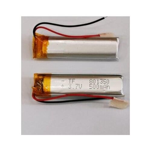 3.7 V 801350 081350 500mah with protection board , used for bluetooth MP3,MP4 lithium battery