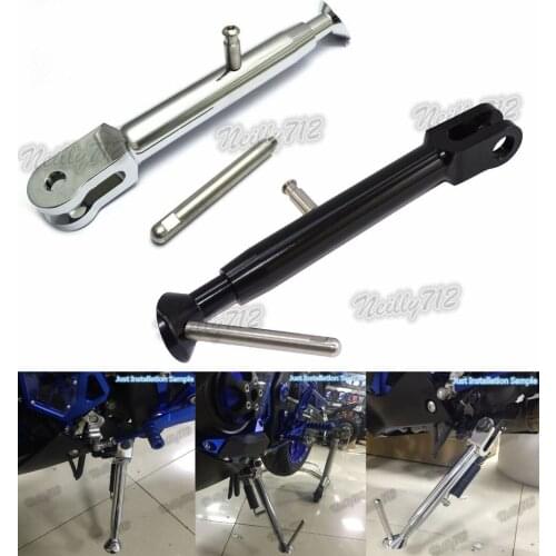 Motorcycle CNC Aluminum Adjustable Kickstand Foot Side stand Support For Yamaha YZF MT-03 MT03 2015 2016