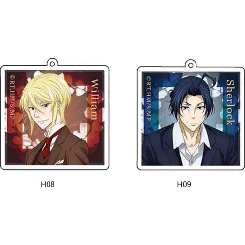 Anime Keychain Moriarty The Patriot Porlock Fred James Moriarty Albert James Moriarty William Keyring