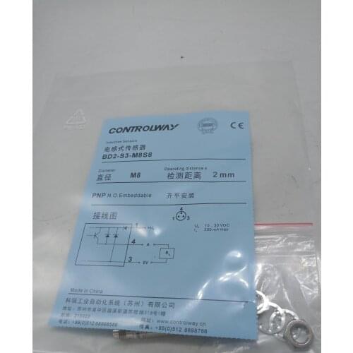 BD2-S3-M8S8 BD2S3M8S8 1PC New CONTROLWAY sensor free shipping