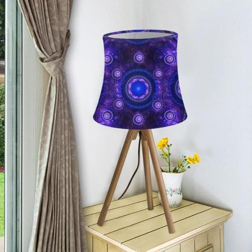 Purple Color Lamp Shades Table Lamp Cover Cylindrical Fabric Lampshade Light Covers Home Decoration
