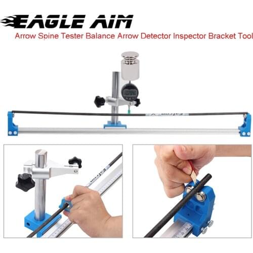 Arrow Inspector Checker Archery Arrow Spine Tester Balance Arrow Detector Inspector Bracket Tool for Outdoor Shooting Arrow DIY