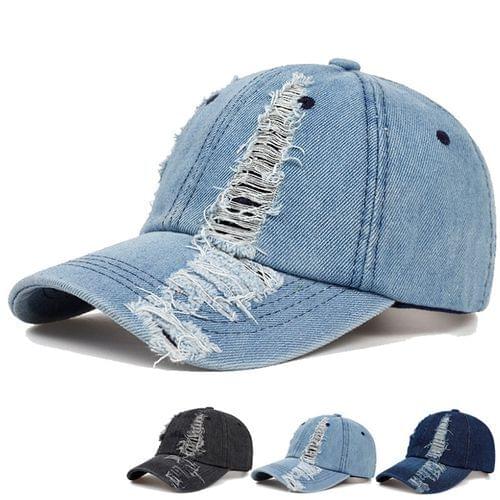 Summer Casual Cap Unisex Denim Baseball Men Adjustable Hip Hop Hat Cotton Accessories