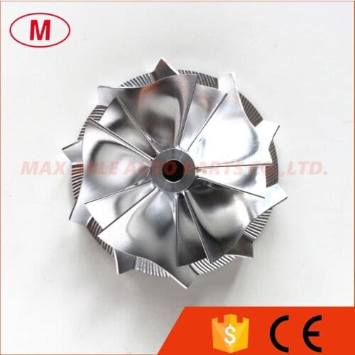 TD04HL 49189-X 19T 46.02/58.00mm 5+5 blades Turbo Billet Compressor wheel/Aluminum 2618/Milling compressor wheel for Volv*o