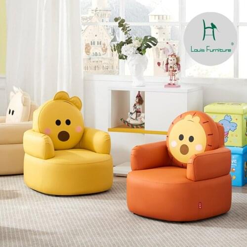 Louis Fashion Childrens Sofas Animal cartoon backrest chair baby room lazy