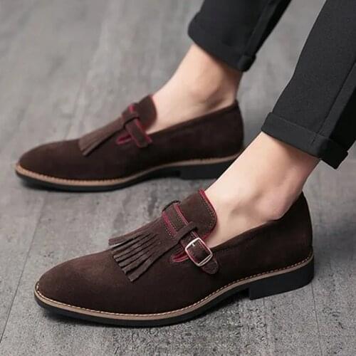 Men Lether Shoes Fashion Sneakers Men slip on Leather Shoes For Mens Moccasins Alligator Casual gray Brown Formal Piergitar