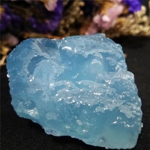 Natural aquamarine raw gemstones brand jewelry original stones blue gem top mineral crystal Reiki healing quartz crystal specime