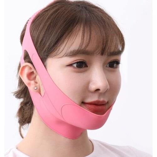 Delicate Face Neck Wrinkle Breathable Removal Slimming Mask Double Chin Lifting Face Firming Sleep Band Face Bandage Hot Sale