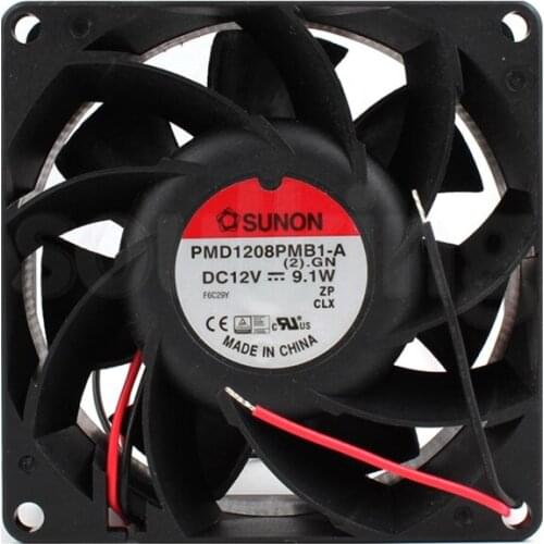 PMD1208PMB1-A.(2).GN 8038 12V 9.1W ball cooling fan 6 Month Warranty