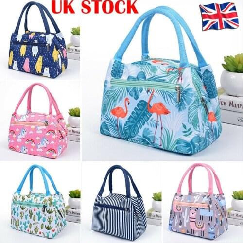 Cute Women Ladies Kids Portable Small Insulated Lunch Bag Thermal Food Box Travel Picnic Tote Cooler Carry Bag Children Adult