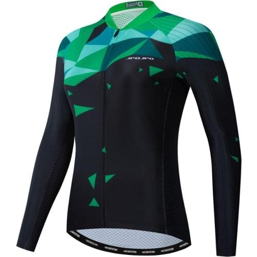 Cycling Jersey Long Sleeve Women Riding Bicycle Wear Sports Shirt Top Green Pink Clothing Bike Clothes Ropa Ciclismo