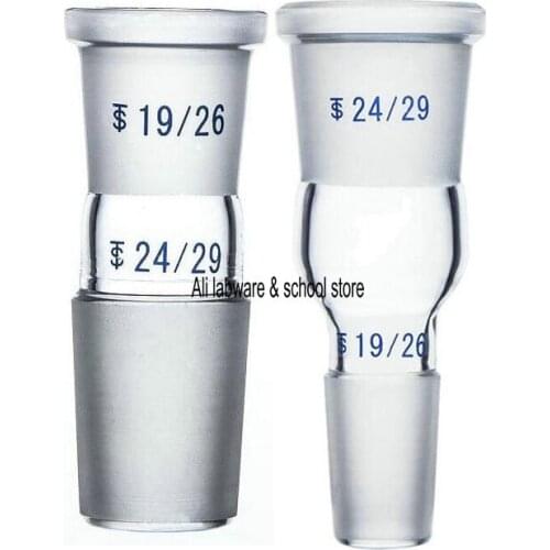 1pcs high-borosilicate thickened glass 14# 19# 24# 29#34# instrument connector glass Crossover sub joint