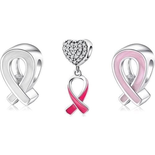 100% real 925 sterling silver pink Intersect shape fine beads Fit Original European Charms Bracelet Jewelry making