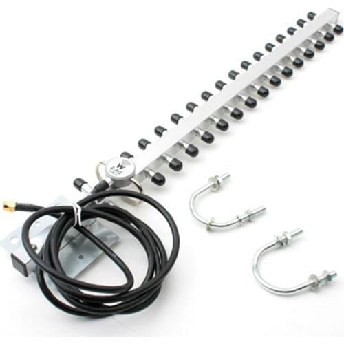 2.4GHz 25dbi WIFI Alloy RP-SMA Versatile For Wireless Router Durable Yagi Directional Lightweight Antenna Adsorption Outdoor