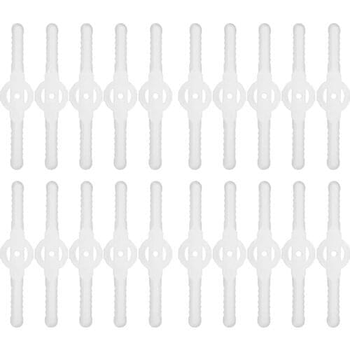 20Pcs Plastic Grass Trimmer Blades Lawn Mower Trimmer Accessories Lawn Mower Blade Cordless Trimmer Garden Tool