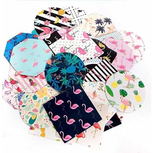 45pcs candy box gift bag Flamingo Sticker for Bridal Baby Shower Wedding invitation Graduation Anniversary Envelopes decoration