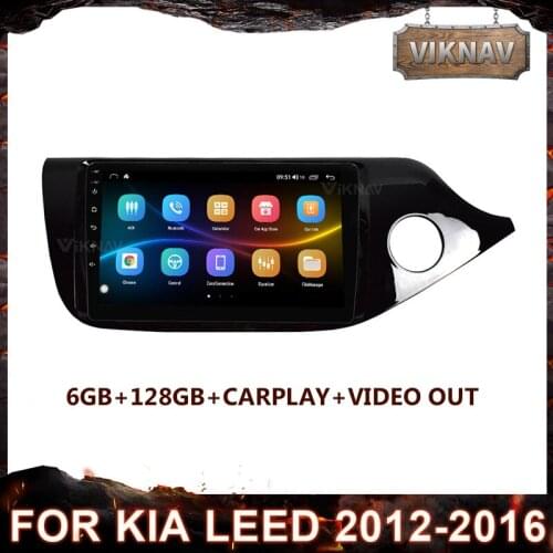Android 2 din Car Radio For KIA LEED 2012-2016 Multimedia Player Stereo Receiver GPS Navigation HD Screen autoradio Recorder