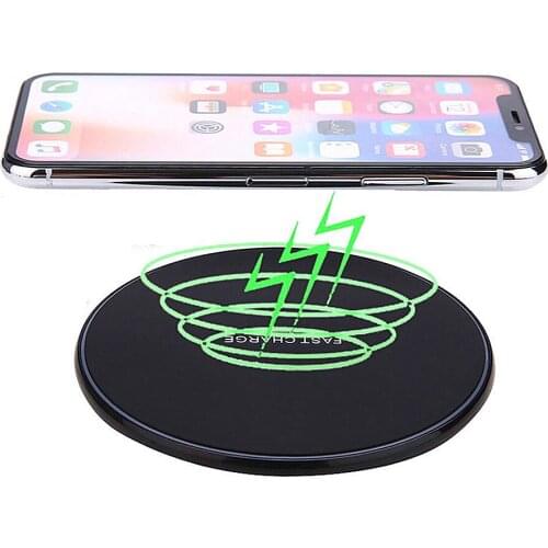 For Huawei P30 Pro Mate20 Pro Samsung S10 e/S9/S7/S8 For iPhone XS X Xiaomi Mix 2S/3 10W Qi Wireless Charger Fast Charging Pad