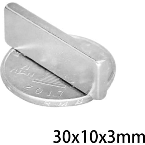 2~50PCS 30x10x3 mm block Powerful N35 Magnets 30mmX10mm Sheet Permanent Magnet 30x10x3mm Strong Neodymium Magnetic 30*10*3 mm