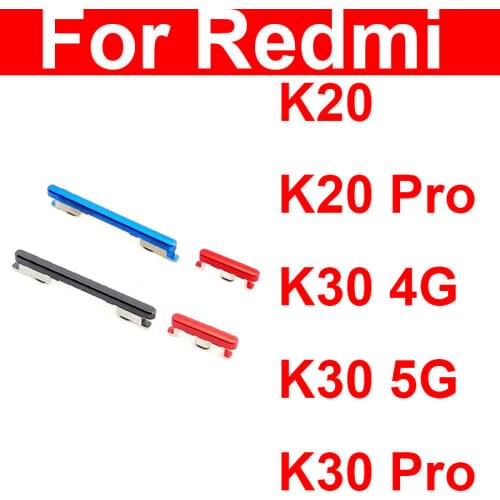 Up Down Volume & Power On Off Side Button For Xiaomi Mi 9T Pro For Redmi K20 Pro K30 Pro Volume Control Power Key Repair Parts