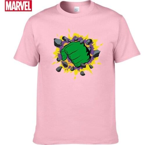 Marvel The Avengers Hulk T-shirt Comfortable Breathable 100% cotton Fashion clothes for teens Summer Tops t shirt for men #155