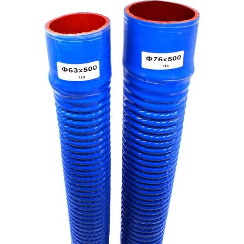 DEFT ID 63mm 76mm Silicone Flexible Hose for Water Radiator Tube Air Intake High Pressure High Temperature Rubber Joiner
