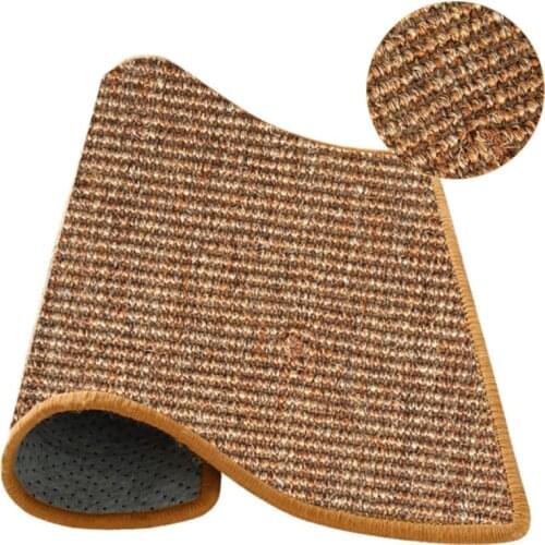 Cat Scratching Pad Natural Sisal Anti-Slip Mat Cat Scratching Sleeping Pad For Protecting Furniture Legs Carpets Sofa Protector
