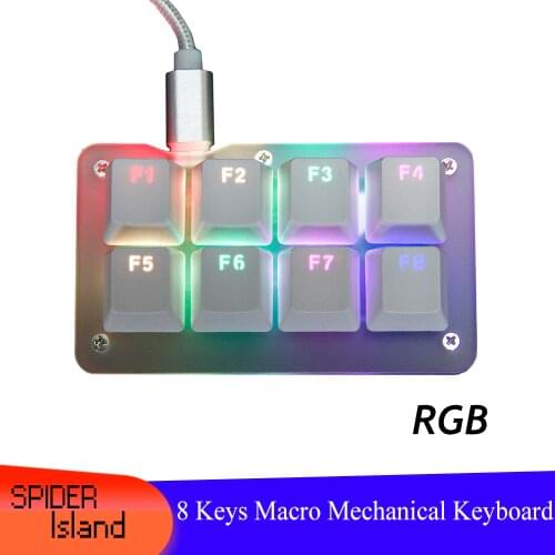 Mini osu! Keyboard Adjustment RGB LED Backlit Type C Outemu/Gateron/KaiH switches Macro Function Keyboard for MAC WIN 7 8
