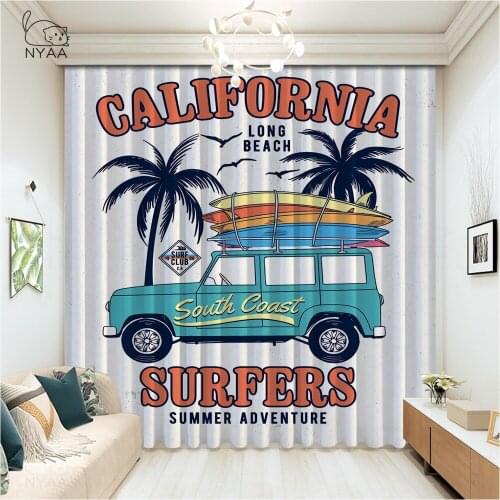 Motorcycle Travel Historic Retro Trip Courtain Office Bathroom Curtains Decor Bath Room Curtains For Living Room Micro Shading