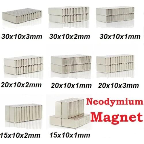 Neodymium Magnet Small Large Block Strong Magnet Super Powerful Permanent Magnetic Holder Permanent Rectangle Pulling Magnets