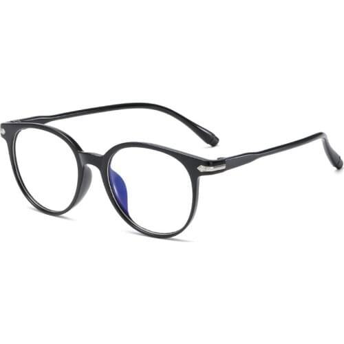 Trending Office Anti Blue Light Blocking Oversized Round Glasses Computer Women Anti Blue Gaming Big Size Men Eyeglasses Frame