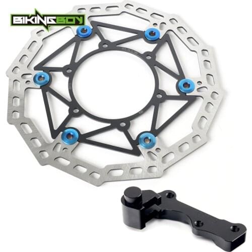 BIKINGBOY 270mm Front Brake Disc Disk Rotor + Bracket CR 125 250 R E 04-08 CRF 250 450 R 04-14 CRF 250 X 04-17 CRF 450 X 05-15