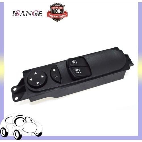 ISANCE Master Power Window Switch Front Left A6395450913 6395450913 For Mercedes-Benz W639 Vito Mixto Kasten Vito Bus 2003-2014