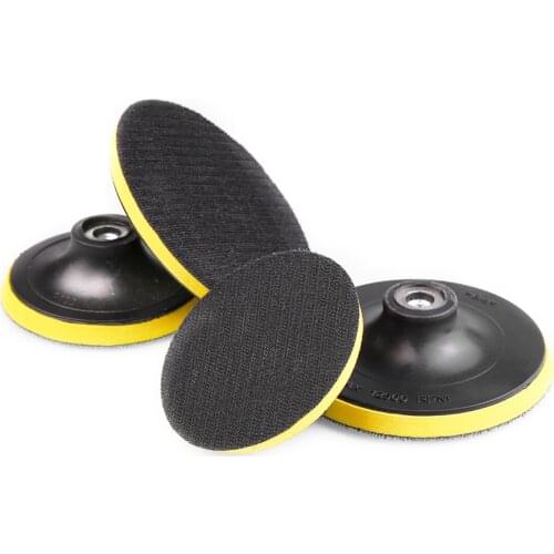 1Pcs Sandpaper Sucker 80/100/125mm Polishing Disc Backing Pad Self-adhesive Polishing Pad For Electric Grinder Polisher Tools