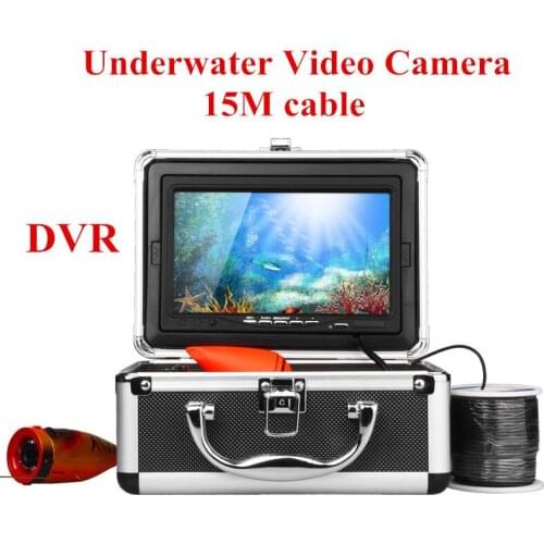 Fish Finder Fishing Underwater Video Camera 1000 TV Line 7" LCD Monitor 15M Cable with DVR