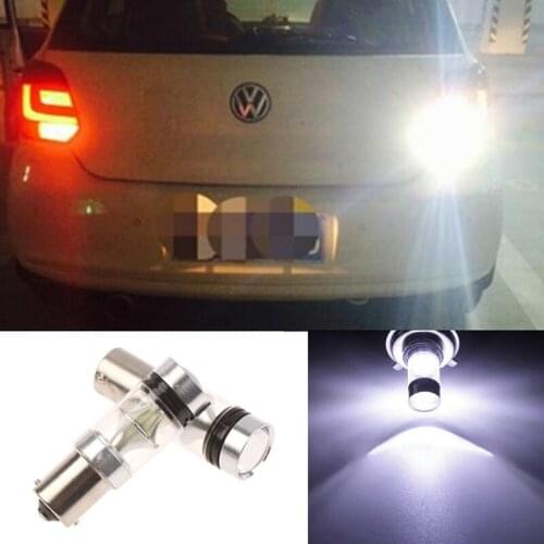 1Pc P21W BA15s 1156 LED Canbus Reversing Light Auto Reverse Backup Lamp Bulbs BMW Hyundai Mazda Ford New Focus