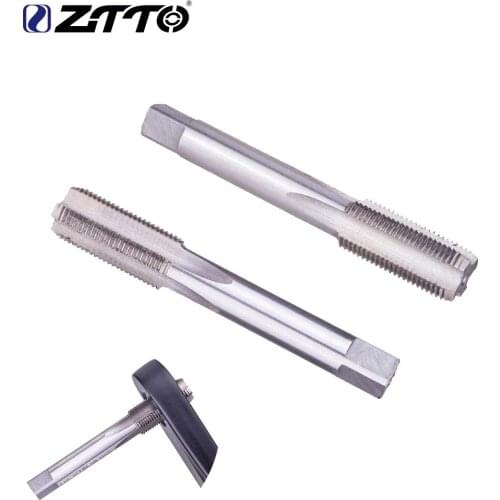 ZTTO 9/16 inch Bicycle crank thread Tapping device crankset 9/16 inch threading driver universal pedal thread tool steel sashes
