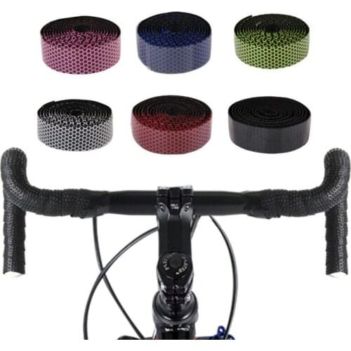Bike Cycling Sports Handlebar Tape Faux Leather Wrap Bar Plug Non-slip Road Bike Handle Wraps Bicycle Accessories