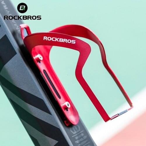 ROCKBROS Bike Bottle Holder Aluminum Alloy Water Cup Bicycle Mount Ultralight Rack MTB Road Cycling Cage Bracket Parts One Piece