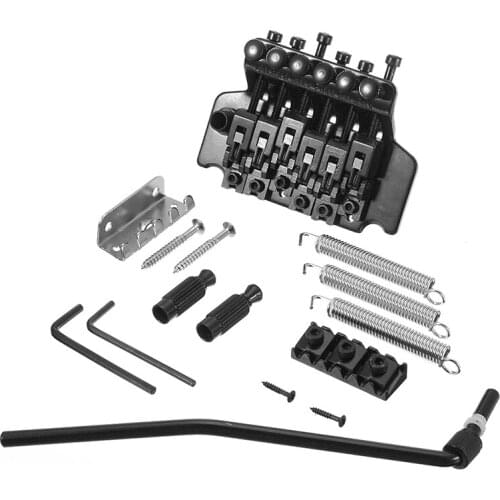 1PC Metal Double Locking Tremolo System Bridge Electric Guitar Tremolo System Bridge Guitar Parts Accessories