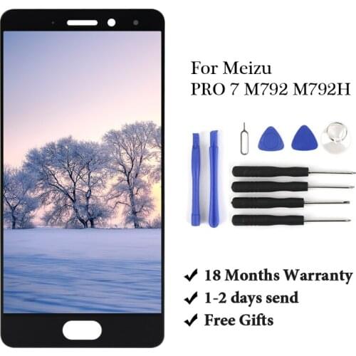 1 PCS Display For Meizu Pro 7 M792M M792H LCD Display Touch Screen Digitizer For Meizu Pro 7 PLUS LCD display replacement