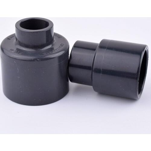 2~5Pcs UPVC Pipe Reducing Connector Direct Aquarium Garden Irrigation Hydroponics Frame Plastic Water Supply Pipe Connector