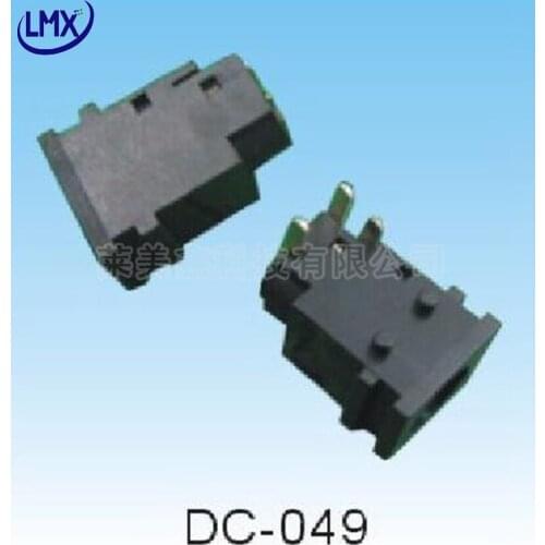 30PCS DC-049 5.2*1.65 MM power outlet DC049 3pin DIP environmental temperature MM charging adapter male