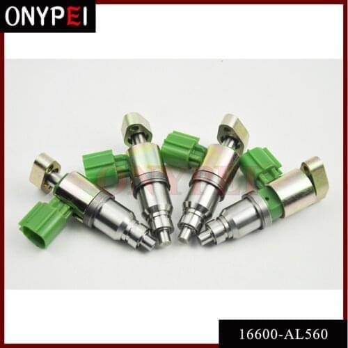 4pcs/lot Fuel Injector Nozzle 16600-AL560 For Nissan Sentra Bluebird Sylphy Primera QR20 QR25 16600AL560