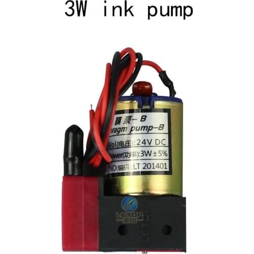 Free shipping! Letop printer ink pump 3w 24v for infiniti phaeton crystaljet challenger large format printer(100-200ml/min)