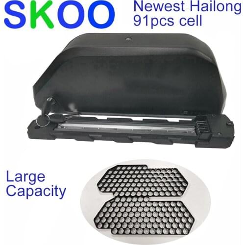 Ebike Battery Case Box 91 Pcs 18650 Cells 36V/48V/52V Electric Bicycle Lithium Battery Box Mega Shark DP-9 Polly Downtube Case