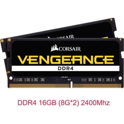 CORSAIR Vengeance DDR4 RAM 16GB (2x8GB) 2400MHz Laptop Memory SODIMM 260 Pin 1.2V Notebook Memoria RAM DDR4 Memory Module