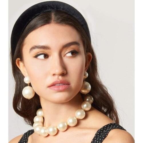 CSxjd Luxury jewelry Fashionable elegant big pearl necklace