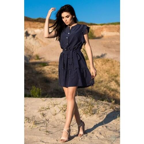 Летние платья с рукавами DBHFYK China At AliExpress