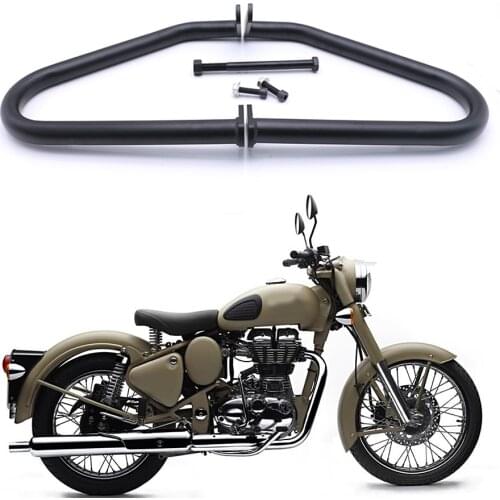 For Royal Enfield Classic 500 350 Gunmetal Grey Pegasus Stealth Black Squadron Blue Motorcycle Engine Guard Crash Bar Bumper
